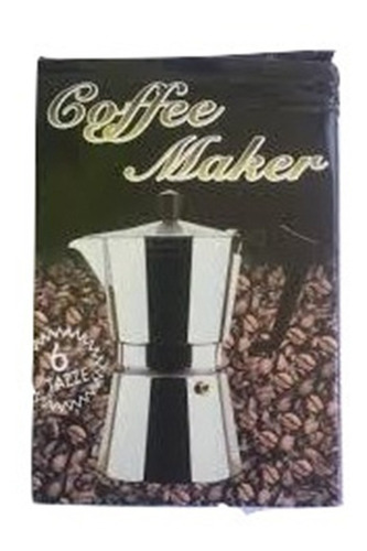 Imagen 2 de 6 de Cafetera Tipo Greca Para 6 Tazas Marca Cofre Maker