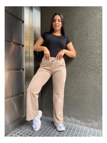 Palazo Darlon Con Elástico Y Bolsillos. Moda. Vestir