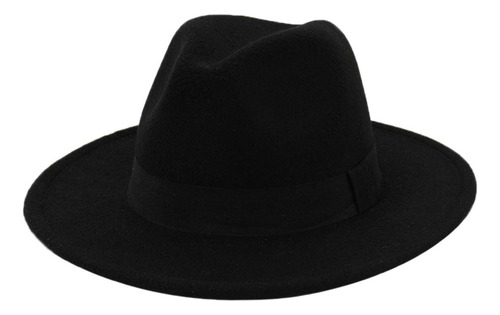 Elegante Sombrero Fedora Unisex Para Iglesia, Cinturón De In