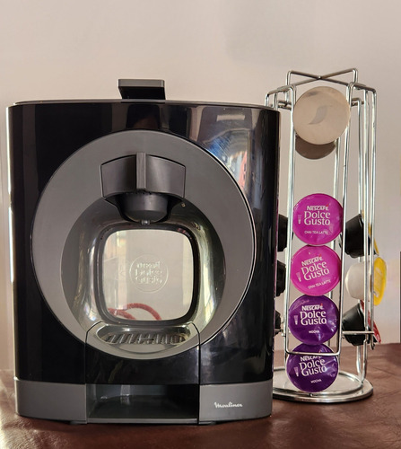Cafetera Nescafé Moulinex Dolce Gusto Oblo Portacapsulas Ref Negro (Usado)