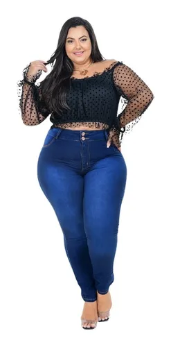 Cal as Jeans Femininas Atacado 3 Modelos Plus Size Cores Top