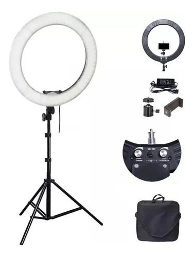 Ring Light R19 Rl18 80w 448 Leds 48cm + Sup Celular + Tripe