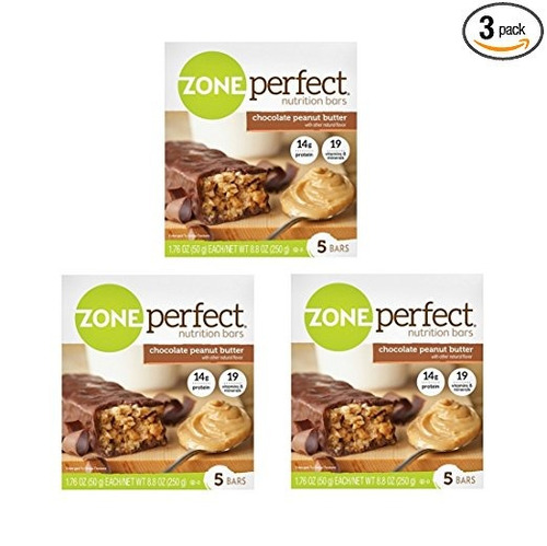 Zona Perfect Nutrition Bar, Mantequilla De Cacahuete, 14 Gra