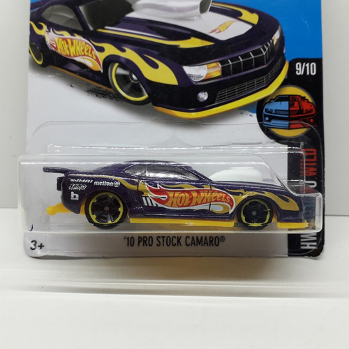 Hot Wheels - 10 Pro Stock Camaro Morado | Meses sin intereses