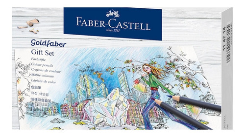 Faber Castell Lápices Colores Set Regalo Goldfaber Premium