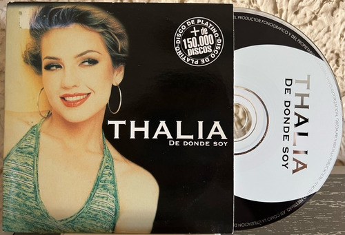 Thalia - De Donde Soy Cd Single Importado España Sencillo