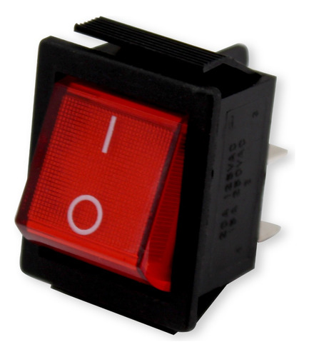 Switch Interruptor De Tecla On-off Color Rojo Ds