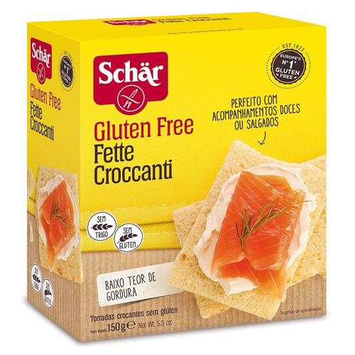 Torrada sem Glúten e sem Lactose Schar 150g