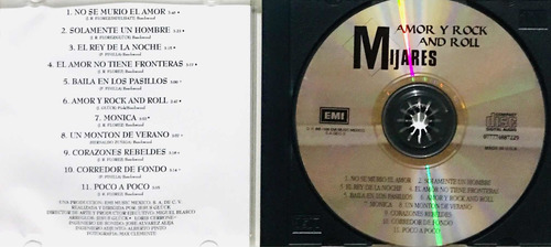 Mijares, Amor Y Rock And Roll Cd Seminuevo (Usado)