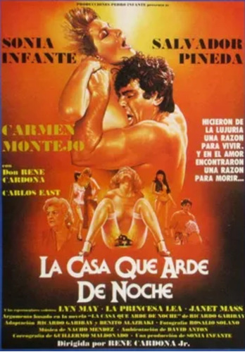 La Casa Que Arde De Noche / Dvd /sonia Infante,salvador Pine