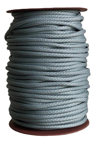 Paracord Diamante Mixto Gris/agua M. Rollo 50 Mts Rovigomas