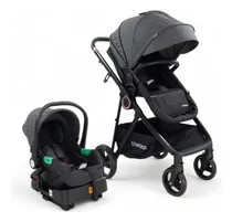 Comprar Coche De Paseo Cosmos Deluxe Ts 3en1 Y Base Bebesit Color Negro Chasis Negro