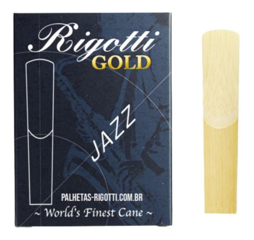 Palheta Sax Tenor - Rigotti Gold - 3 Unidades