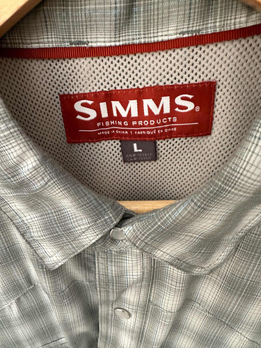 Camisa Para Pescadores Simms. Importada. Talle L. Leer Desc