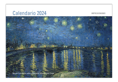 Calendario De Escritorio 2024 Van Gogh