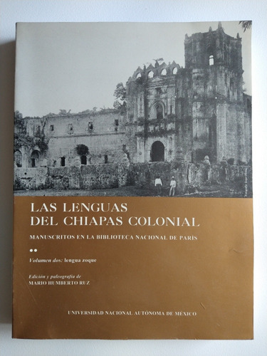 Las Lenguas Del Chiapas Colonial (Reacondicionado)