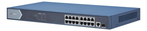 Switch Poe No Administrado Gigabit De 16 Puertos + 1 Spf