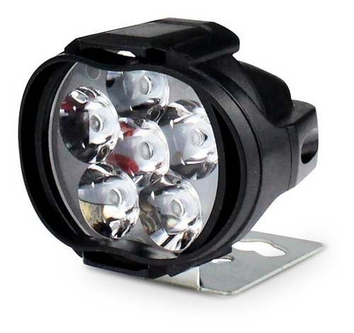 Faro Led Redondo 9led P/timon Fijo + Flash 27w