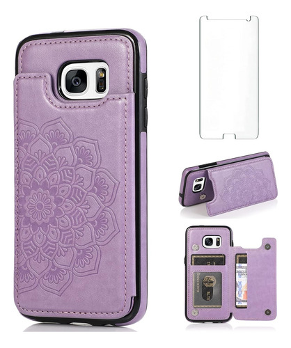 Funda Para Samsung Galaxy S7, Violeta/trajetero