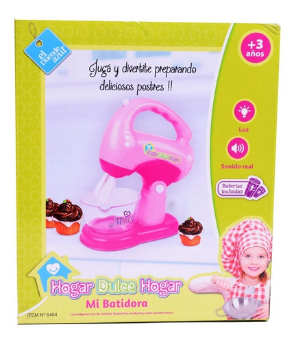 Imagen 5 de 7 de Mi Batidora A Pilas Juego De Cocina Hogar Dulce Hogar