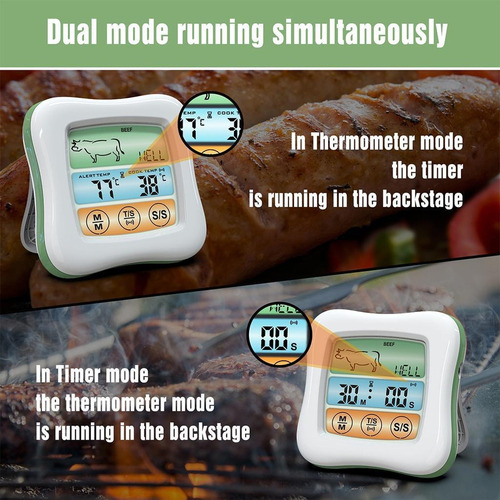 Yu Termómetro Digital For Carne Termómetro De Cocina