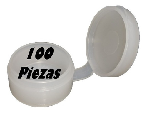 100 Recipiente Pomadero 4gr De Plastico Envase Muestra Bote 