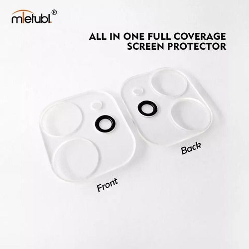 Imagen 4 de 6 de Lámina Protectora Full Cámara Para iPhone 14 / Pro / Max