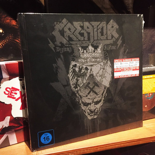 Kreator Dying Alive Bluray Dvd 3 Cd Earbook