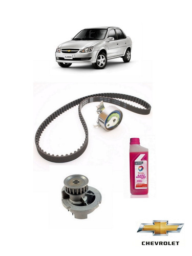 Imagen 1 de 6 de Service De Distribucion + Bomba Chevrolet Corsa Colocado !!!