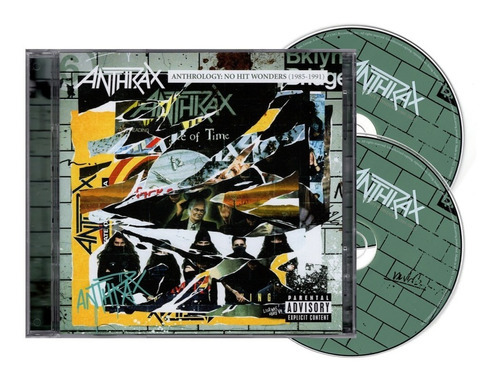 Anthrax Anthrology No Hit Wonders 1985-1991 / 2 Discos Cd 