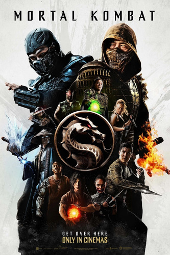 Poster Lona Vinilica 80 X 120 Cm - Mortal Kombat 2021