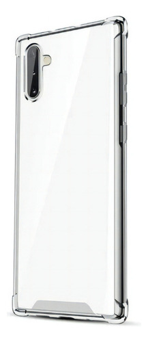 Carcasa Transparente Reforzada Para Samsung Note 10 + Lamina