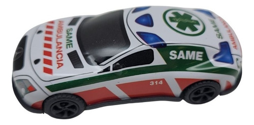 Super Auto Policia Ciudad Ambulancia Same Juguete Coleccion