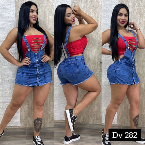 Braga Short Jeans Para Dama Moda Colombiana