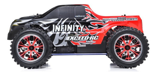 Carro Monster Truck Nitro Gas 1/10 2.4ghz Exceed Rc