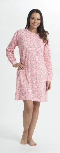 Camisa De Dormir Mujer Manga Larga Algodon Tallas Grandes Cuotas
