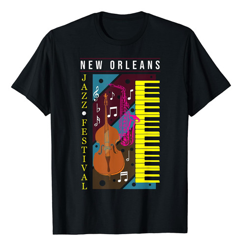 Jazz Music New Orleans Music Festival - Polera De Recuerdo