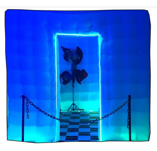 Cabine Inflavel 2x2 2,30 Promoção + Led E Motor Incluso