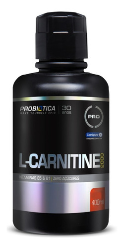 L-carnitine 2000 ( Líquida 400ml ) Probiótica