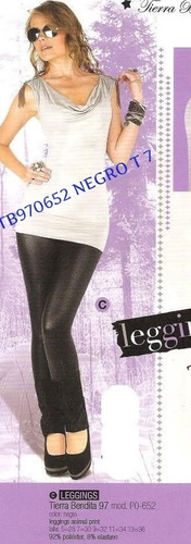 Hermoso Leggins Negro Talla 7 Envio Inmediato