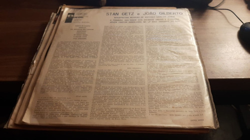 Lp Stan Getz & João Gilberto - Getz / Gilberto - Leia! (Usado)