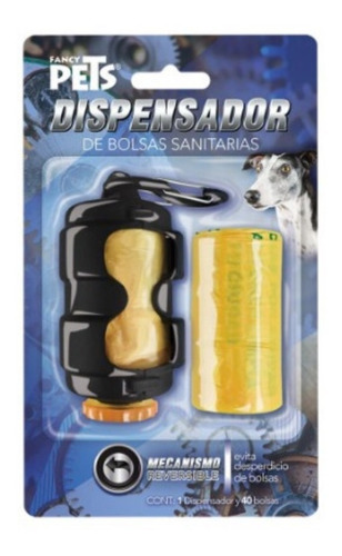 Dispensador Retractil C/40 Bolsas Desechables Fl9004