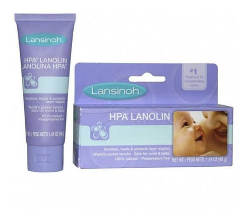 Lansinoh  Crema Lanolina Hpa 40 Gr  Antigrietas De Pezones