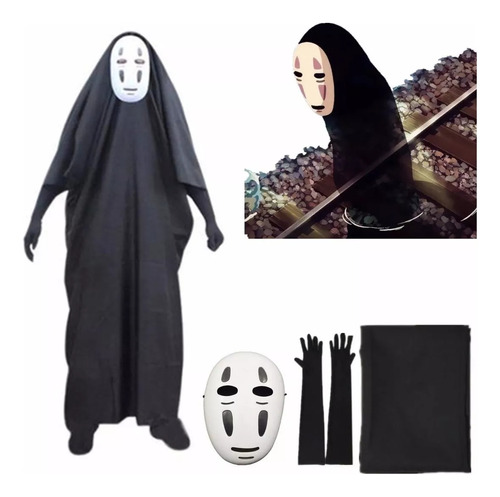 Túnica De Cosplay Kaonashi Para Hombre, Sin Rostro, Para Adu