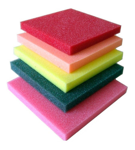 Placas De Colores Goma Espuma