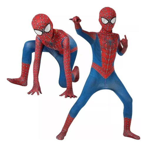 Juego De Rol Fantasía Niños Spiderman Con Spiderman Máscara