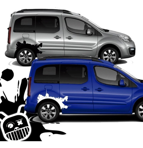 Calco, Ploteo Decorativo Lateral Splat Citroen Berlingo !