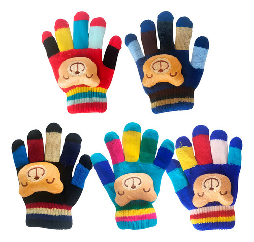 Guantes De Nieve Para Niños Con Diseño De Pingüino