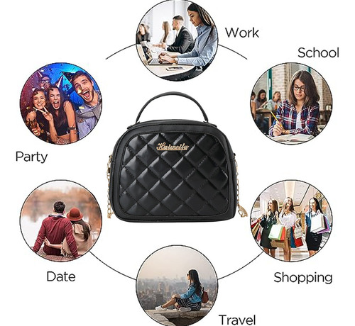 Bolsa Mariconera Moda Mujer Bandolera Cartera Mano Monedero