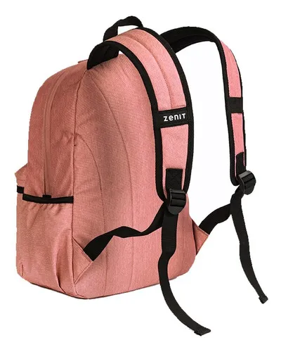 Mochila Escolar Sunset Colores Jaspeados Zenit Color Rosa